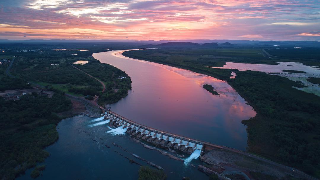 Diversion Dam of Lake Kununurra
