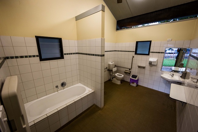 Modern Bathrooms with disability access at Kimberleyland