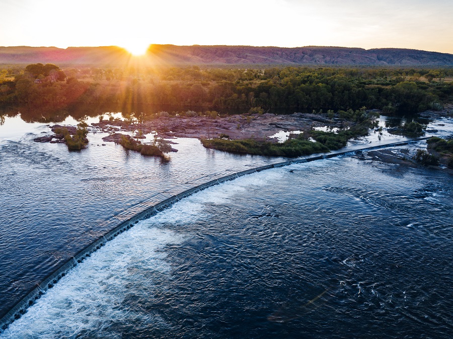 Ivanhoe Crossing Kununurra Birds Eye View 