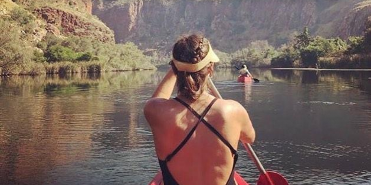 Canoe down Lake Kununurra