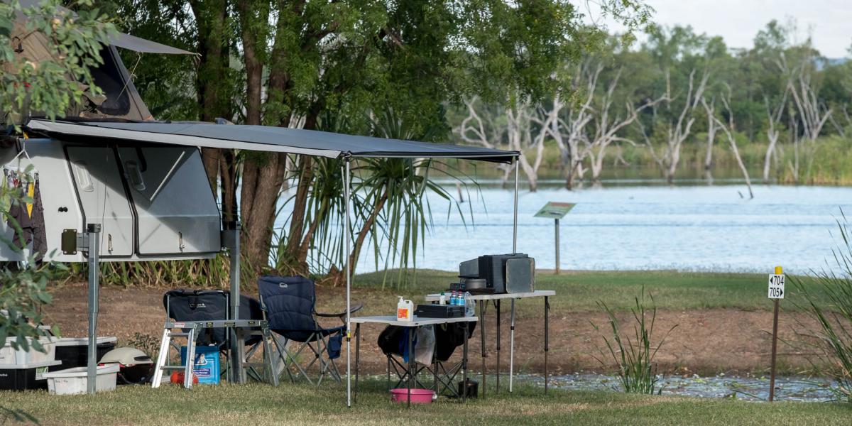 Camping at Kimberleyland 