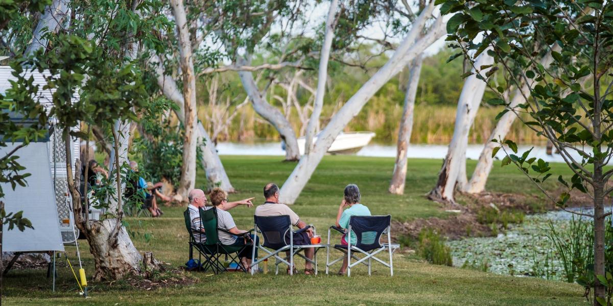 Absolute Waterfront Caravan Sites at Kimberleyland Kununurra 