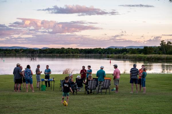 Social Sundowners at Lily Creek Lagoon Kimberleyland 