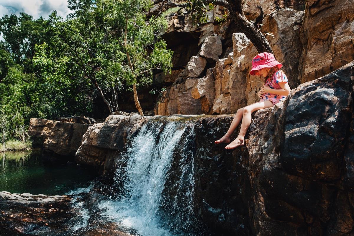 Waterfalls in the East Kimberley Amalia Gorge 