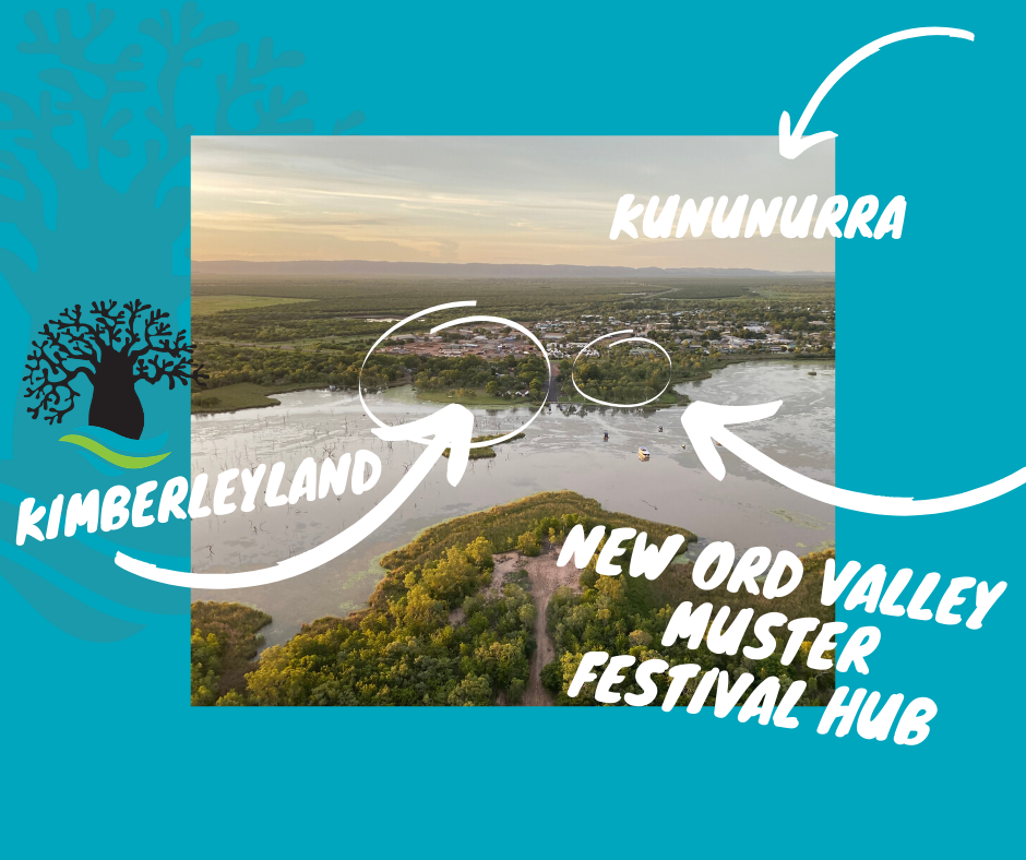 Ord Valley Festival Hub next to Kimberleyland 