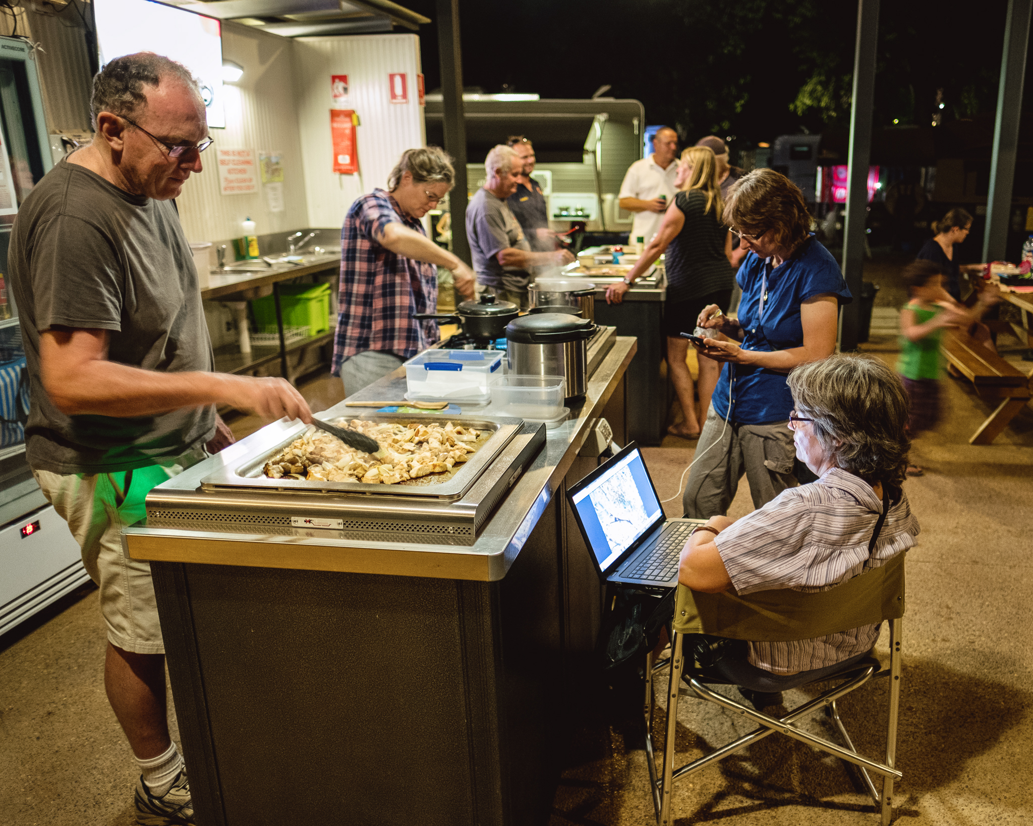 Camping Kitchen at Kimberleyland