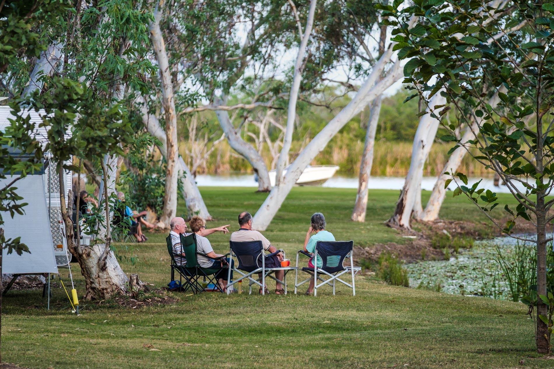 Camping at Kimberleyland Kununurra