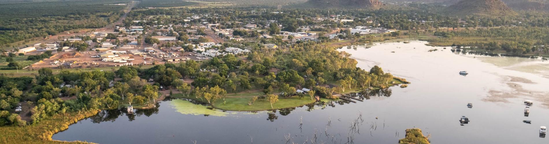Kimberleyland with Kununurra in the background