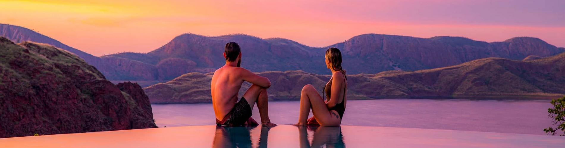 Lake Argyles famous infinity pool