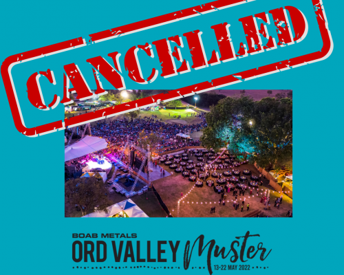 2022 Ord Valley Muster Cancelled