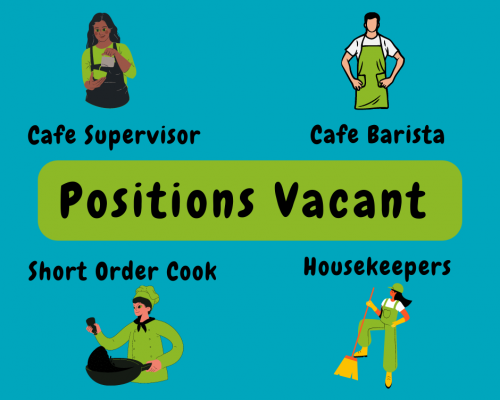 Positions Vacant at Kimberleyland Barista Cafe Supervisor Short Order Cook Housekeeper